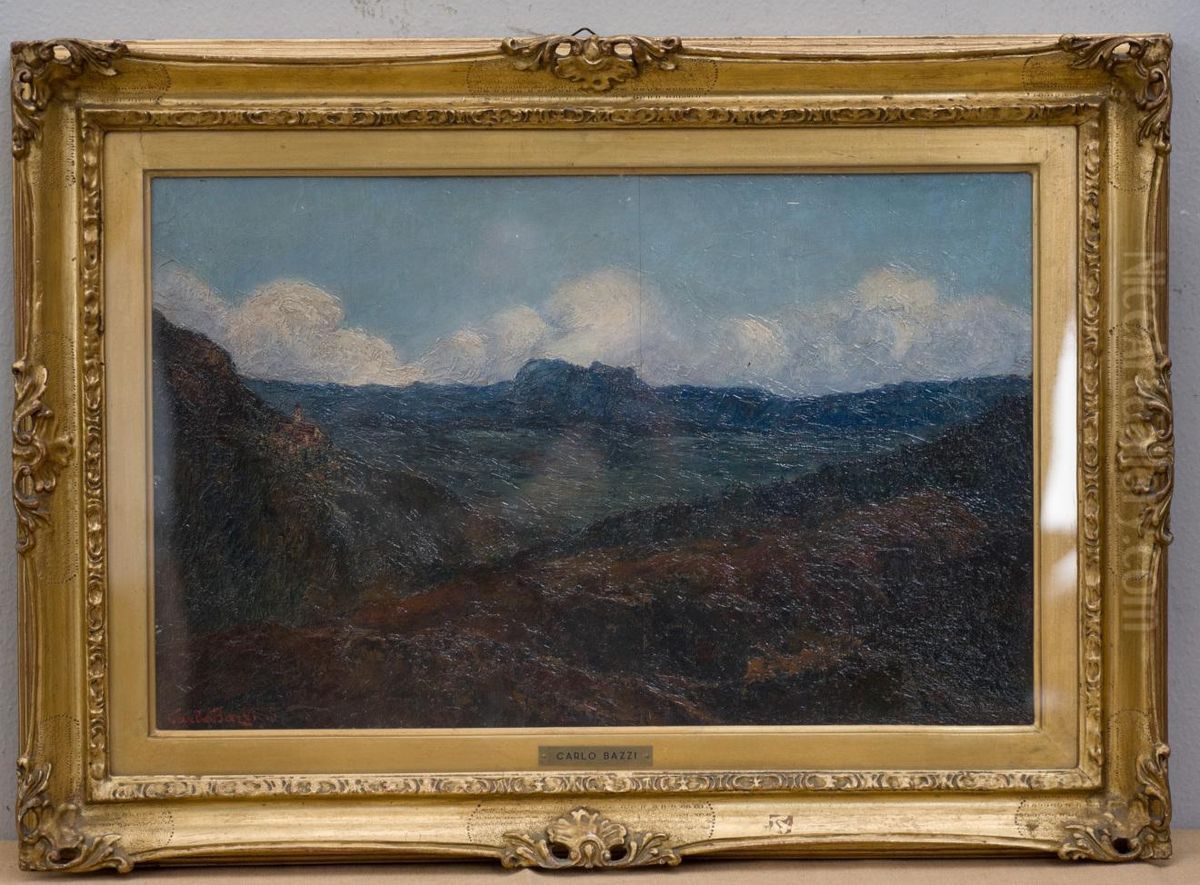 Valcuvia Oil Painting by Carlo Bazzi