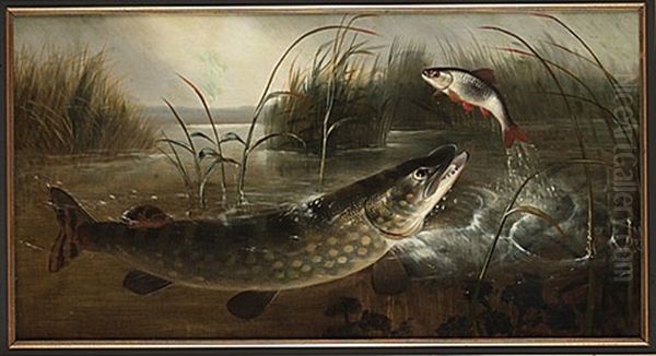 Gadda Och Mort Oil Painting by A. Roland Knight