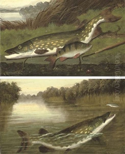 Jack Afloat (+ Jack Ashore; Pair) Oil Painting by A. Roland Knight