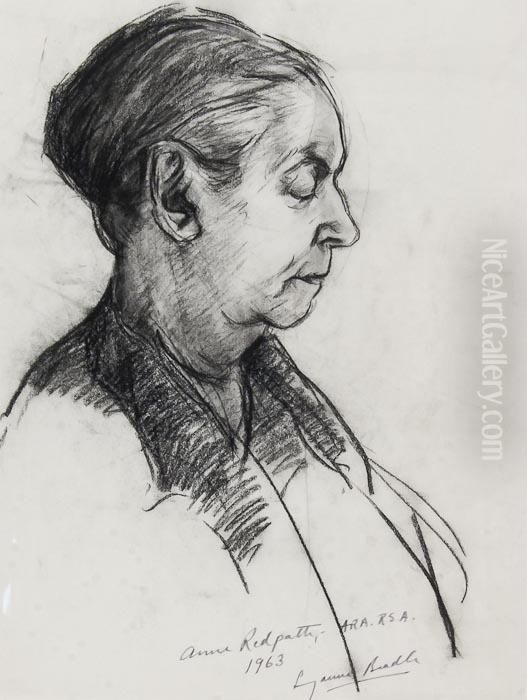 Portrait Of Anne Redpath Oil Painting by Suzanne Beadle