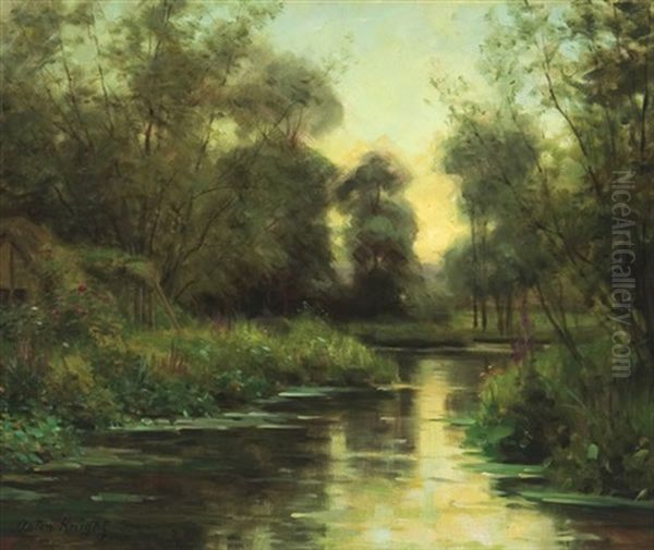 The Abandoned Hut, Paris Oil Painting by Louis Aston Knight
