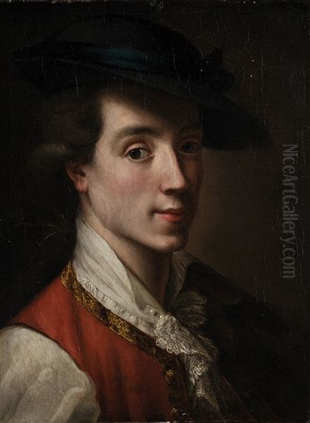 Ritratto Di Giovane Oil Painting by Martin Knoller