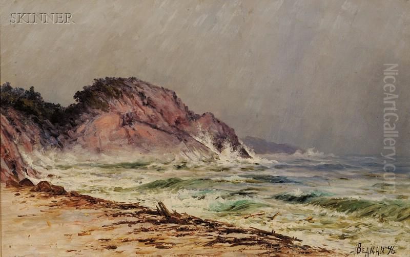 Singing Beach, Manchester-by-the-sea Oil Painting by Gamaliel Waldo Beaman