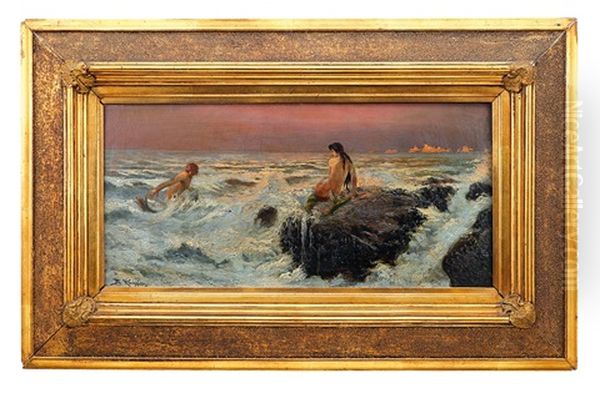 Morska Vila Oil Painting by Benes (Benesch) Knuepfer