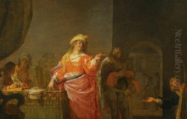 The Parable Of The Wise Steward Oil Painting by Nikolaus Knuepfer