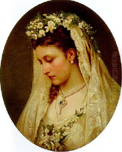 Princess Louise, Marchioness Of Lorne Oil Painting by Georg Koberwein
