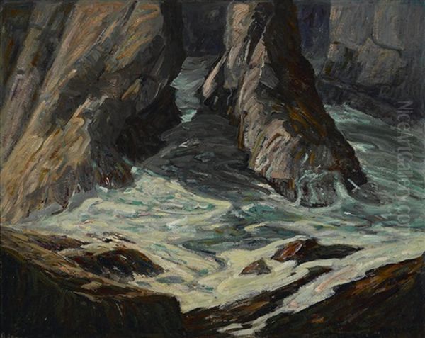 Big Sur Cove Oil Painting by George Joseph Koch