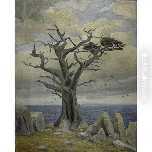 Untitled (2 Works) Oil Painting by George Joseph Koch