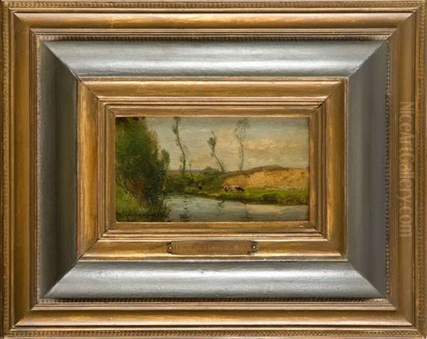 Pasture Oil Painting by Roman Kochanowski