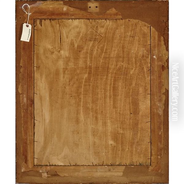 Wooded Landscape With Figure Fishing On A River Bank Oil Painting by Hendrik Pieter Koekkoek