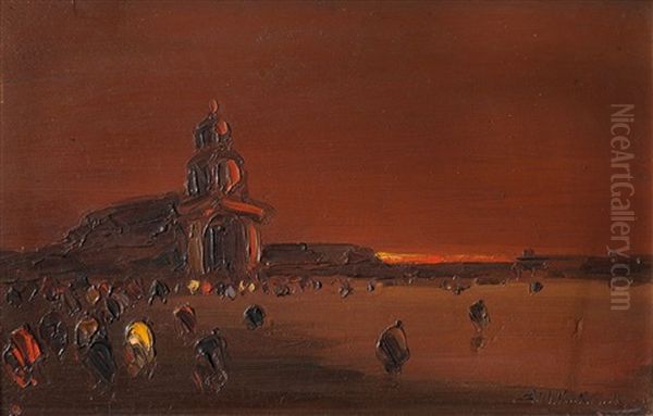 Peregrinacion Oil Painting by Stephen Robert Koekkoek