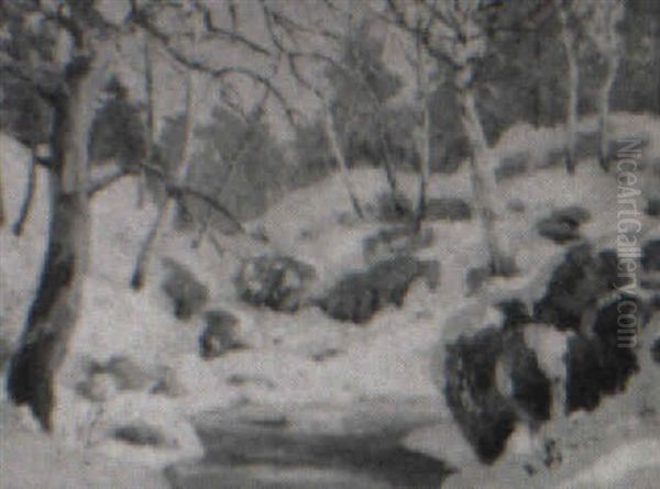 The Emerald Stream Oil Painting by Walter Koeniger