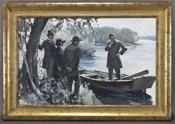 Guardian Of The Fatherless Oil Painting by William Henry Dethlef Koerner