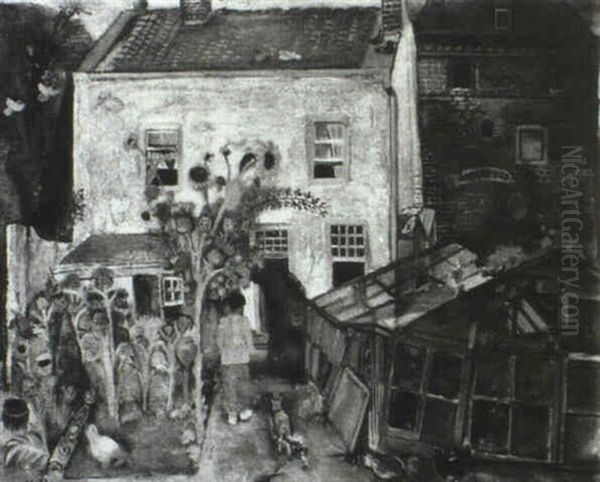 Chateau Brabant Oil Painting by Albert Stefan Kohler