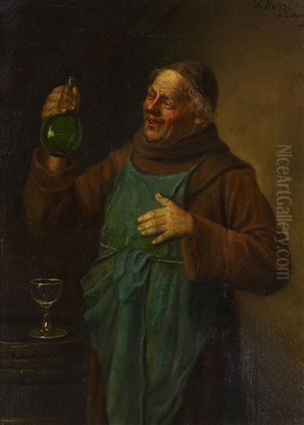 Bruder Kellermeister Oil Painting by Ludwig Kohrl