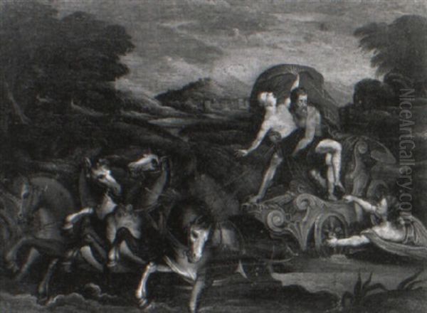 The Rape Of Proserpine Oil Painting by Johann (Hans) Konig