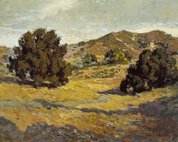 Summer Colors Oil Painting by Emil Kosa Sr.