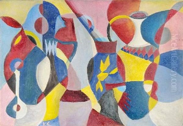 Nature-morte Oil Painting by Jeanne (Hannah) Freundlich Kosnick-Kloss