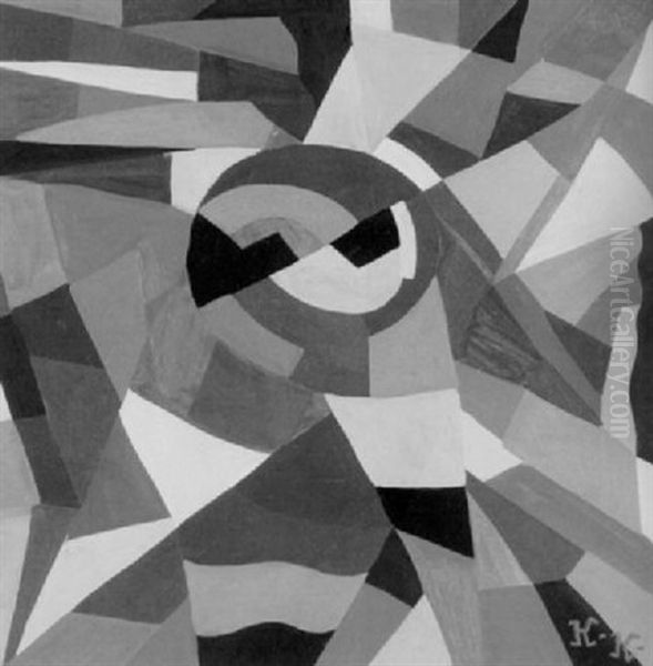 Ohne Titel Oil Painting by Jeanne (Hannah) Freundlich Kosnick-Kloss