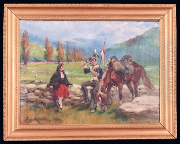 Schadzka Oil Painting by Jerzy Kossak