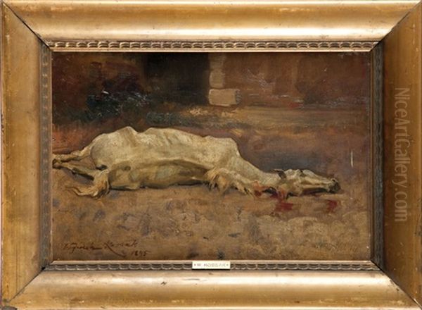 Kres. Kon Zabity Oil Painting by Woiciech Ritter Von Kossak