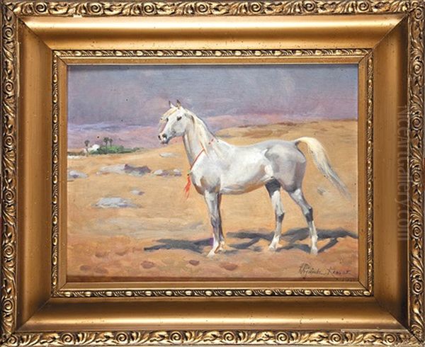 Kon - Arab Na Pustyni Oil Painting by Woiciech Ritter Von Kossak
