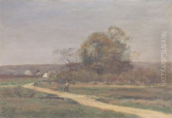 A Road To The Beach Oil Painting by Frederick William Kost