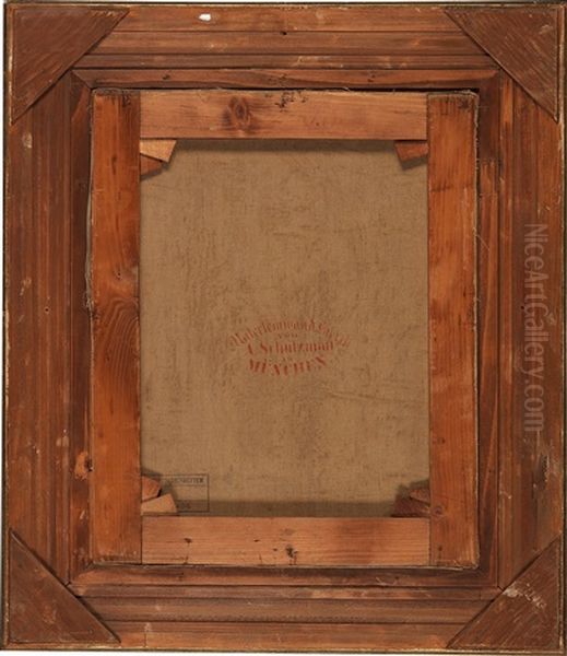 Friar Cook At The Door Oil Painting by Hugo Kotschenreiter