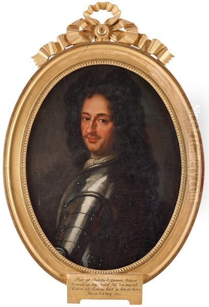 Bernhard Von Liewen (1651-1703) Oil Painting by David von Krafft