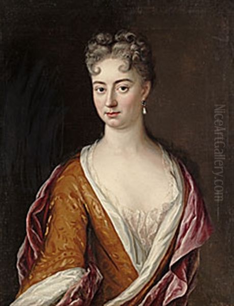 Helena Grill, F. Wittmack Oil Painting by David von Krafft