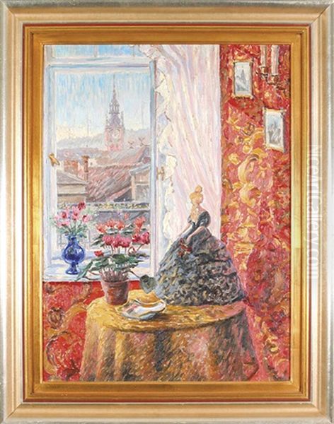 Widok Z Okna Oil Painting by Paul Kreisel