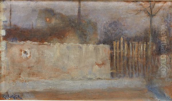 Effet De Nuit Oil Painting by Nils Kreuger