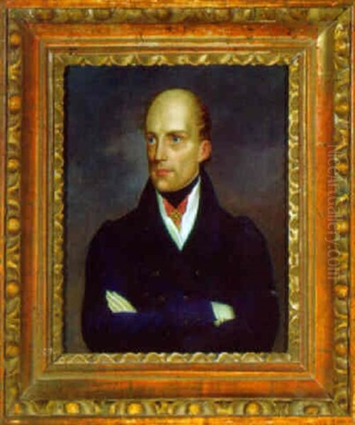 Erzherzog Johann Von Osterreich Oil Painting by Josef Nikolaus Kriehuber
