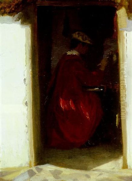 Marie Maler Oil Painting by Peder Severin Kroyer