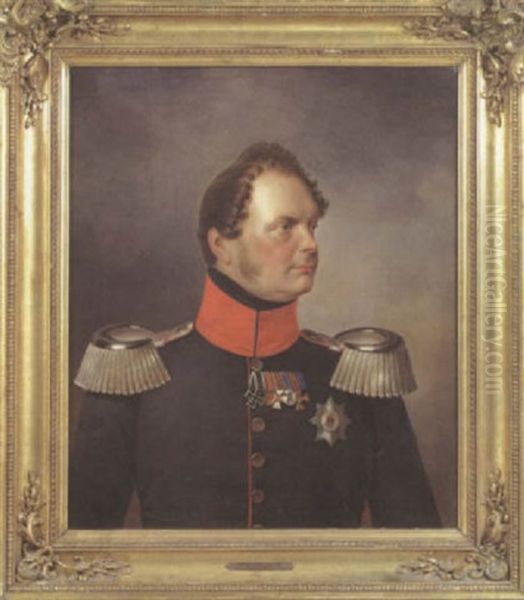 Portrat Des Konigs Friedrich Wilhelm Iv Von Preusen Oil Painting by Franz Kruger