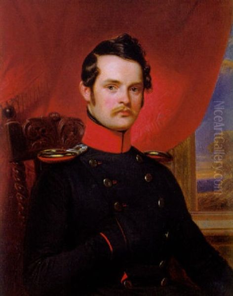 Bildnis Des Leopold Von Loen Oil Painting by Franz Kruger