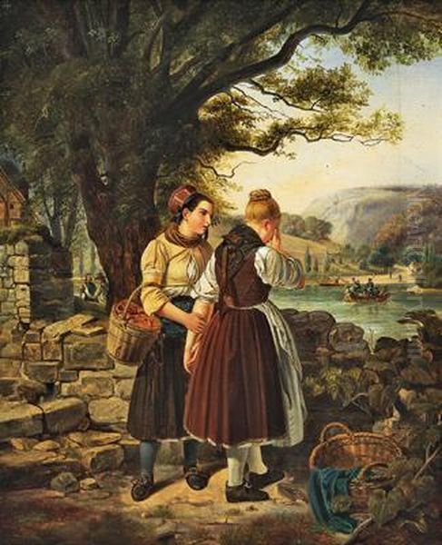 Kopie Des 19. Jahrhunderts Oil Painting by Jakob Becker