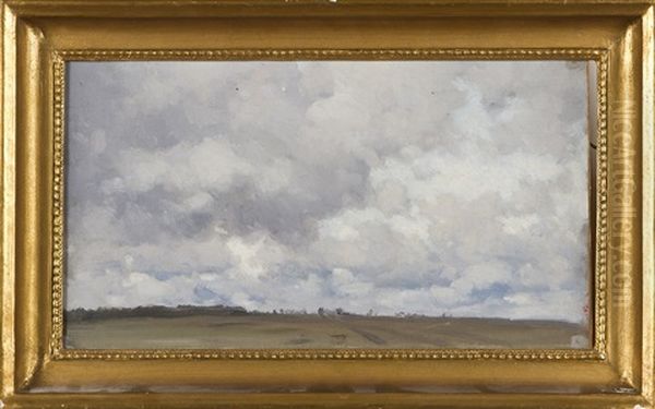 Clouds Oil Painting by Konstantin Yakovlevich Kryzhitsky