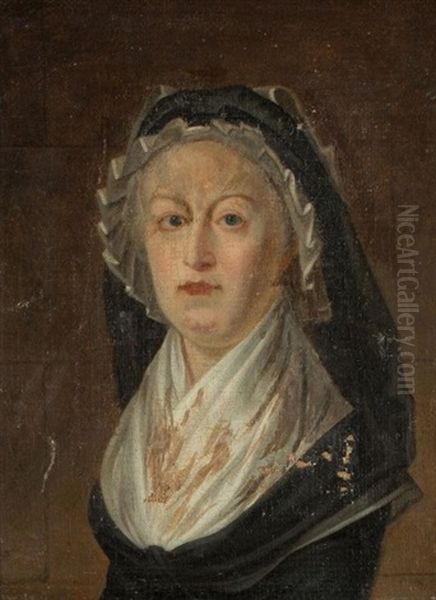 Marie Antoinette Au Temple Oil Painting by Alexander Kucharski