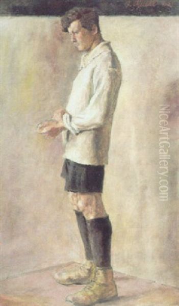 Junger Mann Oil Painting by Gotthardt Kuehl