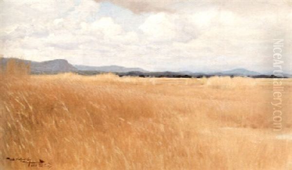 African Veldt Oil Painting by Wilhelm Friedrich Kuhnert