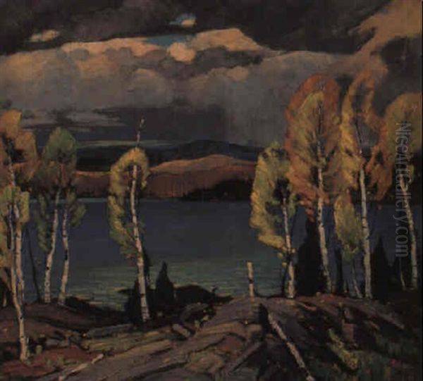 Approaching Storm Oil Painting by George Arthur Kulmala