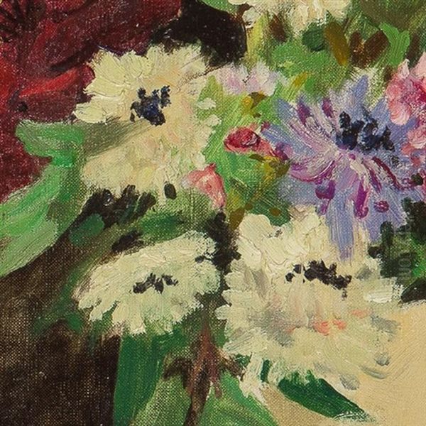 Flowers Oil Painting by Koiso Kuniaki