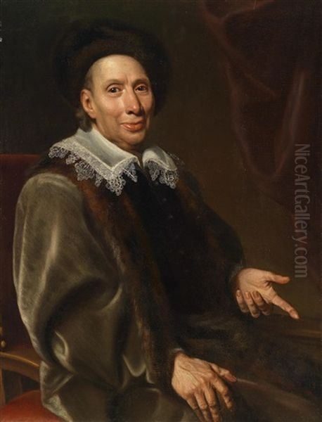 Bildnis Des Johann Michael Von Gotter Oil Painting by Johann (Jan) Kupetzki