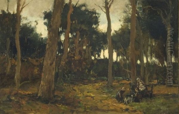In The Woods Oil Painting by Cornelis Kuypers