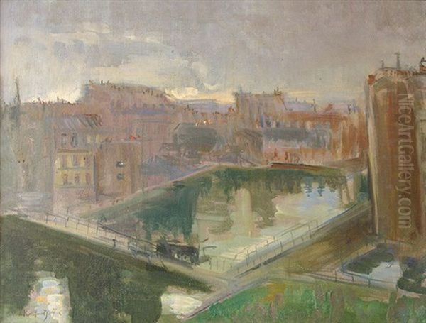 Ville Oil Painting by Konstantin Kuznetsov