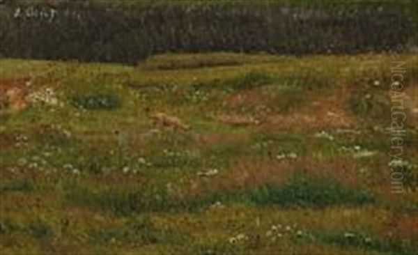 Flowers On A Meadow Oil Painting by Vilhelm Kyhn