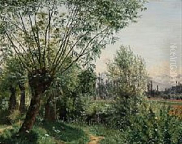 View From Chambery In Savoy Oil Painting by Vilhelm Kyhn