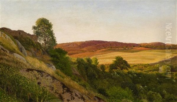 Landschaft Auf Bornholm Oil Painting by Vilhelm Kyhn