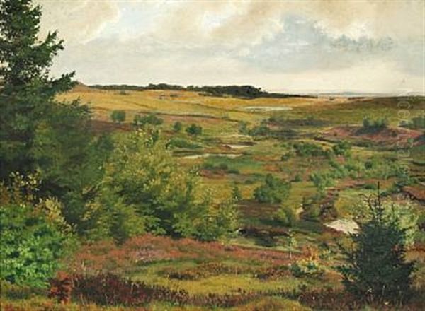 View Of Overod Marsh Oil Painting by Vilhelm Kyhn